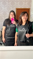 Carina e sua filha Carol trabalham juntas e possuem muita gratidão pelo acolhimento recebido em Votuporanga (Foto: Arquivo pessoal)