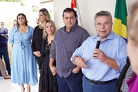Naldinho Rodrigues (na foto ao lado de Carlão) renunciou ao cargo alegando problemas de saúde  (Foto: Governo SP)