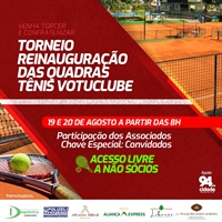 A iniciativa de realizar esse torneio é resultado da colaboração de um grupo de tenistas (Foto: Divulgação)