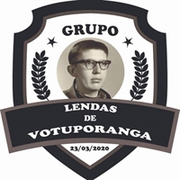 Esse é o símbolo do grupo “Lendários”; ele carrega a imagem do saudoso Frei Arnaldo Maria de Itaporanga  (Foto: Divulgação) 