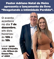 Pastor de Votuporanga lança primeiro livro sobre intimidade espiritual com Deus