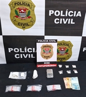 Polícia Civil de Votuporanga prende traficante com mais de R$ 10 mil em cocaína