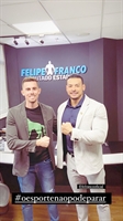 Fernandinho, suplente de vereador, se reuniu com o deputado Felipe Franco em busca de recursos para o setor de esportes em Votuporanga (Foto: Arquivo pessoal)