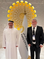 Evento: Jorge Seba chega a Dubai para fórum internacional de prefeitos