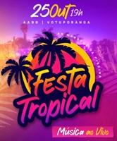 AABB de Votuporanga realiza ‘Festa Tropical’ com open food e música ao vivo