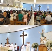 Padre fala sobre operação policial no RJ e fiéis deixam a igreja