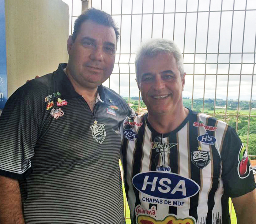 Já vivendo o clima do futebol da Alvinegra para 2019, os diretores Paulo Ivaldi e Helton Borges
