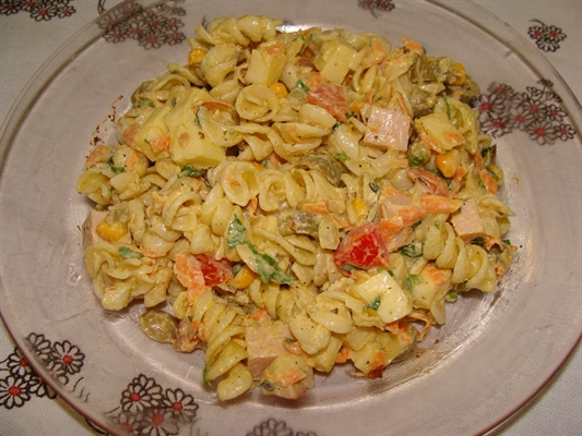 Salada de macarrão 