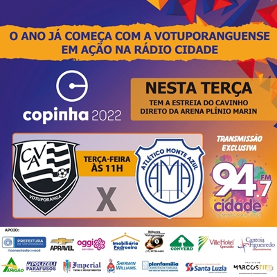 Confira a escalação do Cavinho para a estreia contra o Monte Azul na Copinha