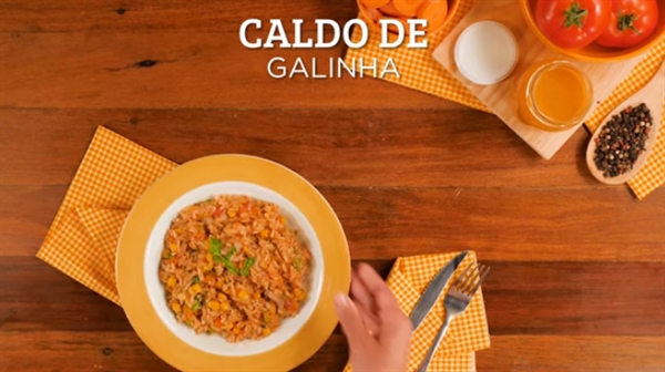 Receita do Dia - Caldo de galinha