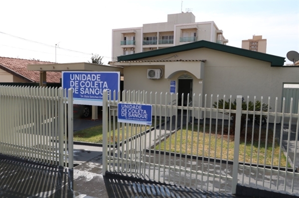 A Unidade de Coleta de Sangue de Votuporanga fica na avenida da Saudade (Foto: Prefeitura de Votuporanga)