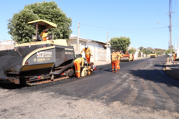 O financiamento permitirá acelerar o recapeamento (Foto: Prefeitura de Votuporanga)