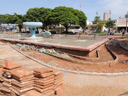O investimento na praça da Matriz será de R$ 368 mil