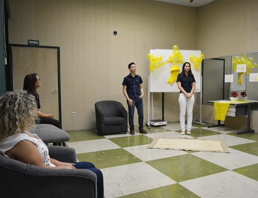 A ação, promovida pelos integrantes do Projeto de Apoio à Vida (PAV), deu início às atividades que serão desenvolvidas pela graduação (Foto: Divulgação/Unifev)
