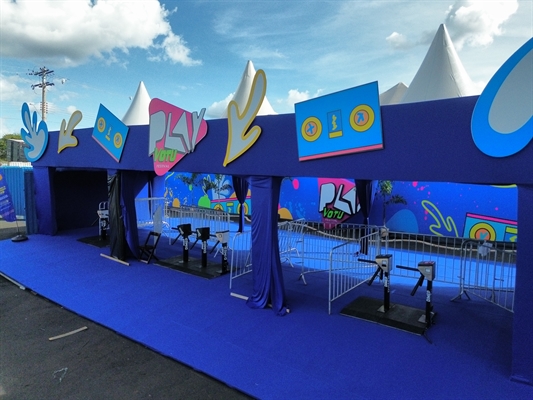 Tudo pronto para o Play Votu Festival, Carnaval privado que promete uma estrutura digna dos maiores festivais do Brasil  (Foto: Lokodrone)