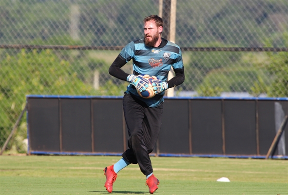 Edson Kooln, goleiro do Clube Atlético Votuporanguense; time volta a jogar neste sábado (Foto: Rafael Bento/CAV)