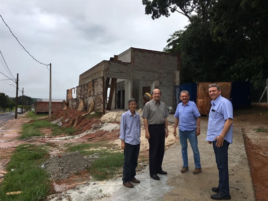 Prefeito visita obras da Saev Ambiental (Foto:Prefeitura de Votuporanga)