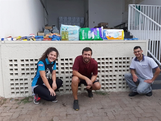 O professor de Educação Física, Denis Thyago de Oliveira criou a campanha PAN Saúde (Foto: Santa Casa)