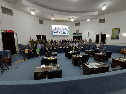 Policiais que se destacaram em Votuporanga receberão a medalha de “Policial Padrão” no próximo dia 22 da Câmara (Foto:  Assessoria)