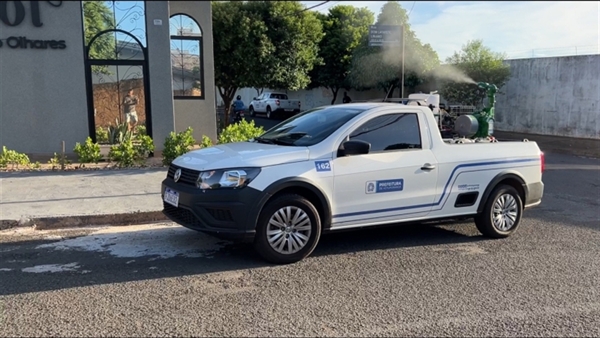 Ações de combate à Dengue continuam em toda a cidade e nebulização noturna avança hoje pelos bairros da região da Vila América (Foto: Prefeitura de Votuporanga)