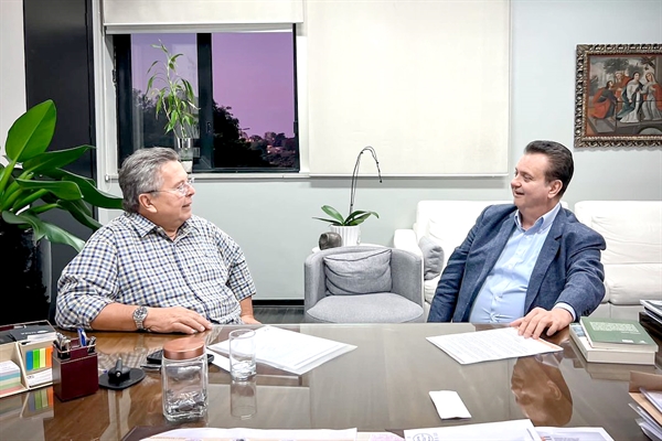 Carlão Pignatari se reuniu nesta semana com o secretário de Governo de São Paulo, Gilberto Kassab. A política na região, é claro, esteve em pauta.  (Foto: Assessoria)