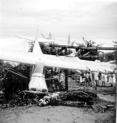 O adeus e a história Vicente Lupo: aviador que pousou na praça da Matriz (Foto: A Cidade)