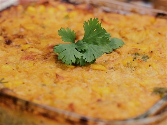 Arroz de forno com frango