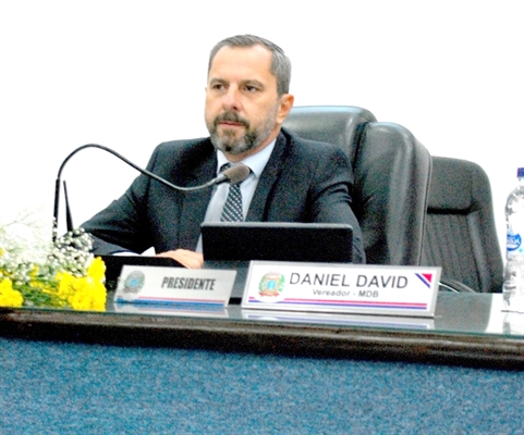 Daniel David fez um balanço positivo do primeiro semestre da Câmara de Votuporanga  (Foto: A Cidade)
