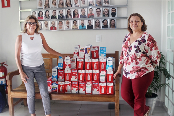 O alimento foi entregue para o Serviço de Nutrição e Dietética (Foto: Santa Casa)