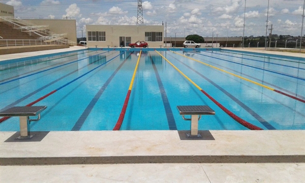 Piscina está prestes a ser inaugurada; o total investido na construção é de R$ 1,8 milhão (Foto: Divulgação/Prefeitura de Votuporanga)