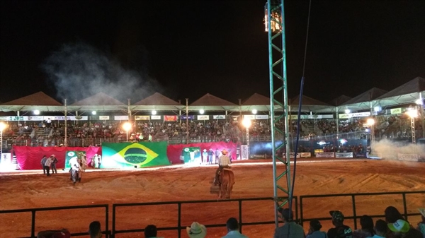 O rodeio, que começou na quinta-feira (3), foi dirigido pelo o vereador Rodrigo Beleza