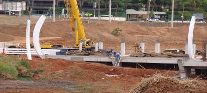 Construção do Centro Cultural segue em forte ritmo