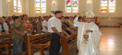 Prefeito pede empenho do bispo para diocese