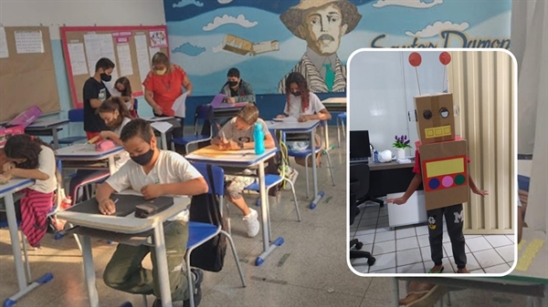 Os alunos dos dois últimos anos do Ensino Fundamental da escola estadual Esmeralda poderão participar de um curso de robótica (Fotos: Divulgação)