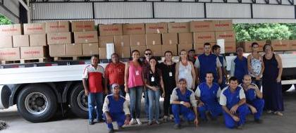 Facchini entrega 25 toneladas para o Fundo Social