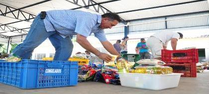 “Aluno Solidário” arrecada 3,5 toneladas de alimentos