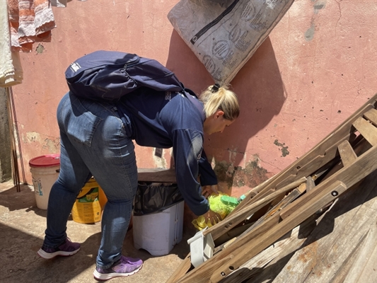 Agentes de saúde e de endemias visitarão as casas da região do Comerciários hoje em mais um Mutirão contra a Dengue (Foto: Prefeitura de Votuporanga)