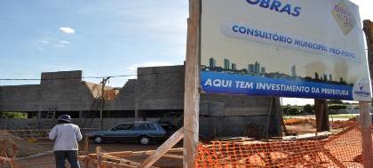 Obras do Consultório do Pró-povo em andamento