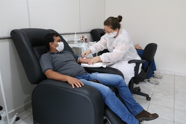 Durante a pandemia, por conta da quarentena, houve uma grande redução no número de doadores (Foto: Prefeitura de Votuporanga)