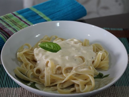 Molho branco para macarrão