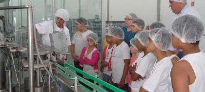 Centro Social visita fonte de água  mineral