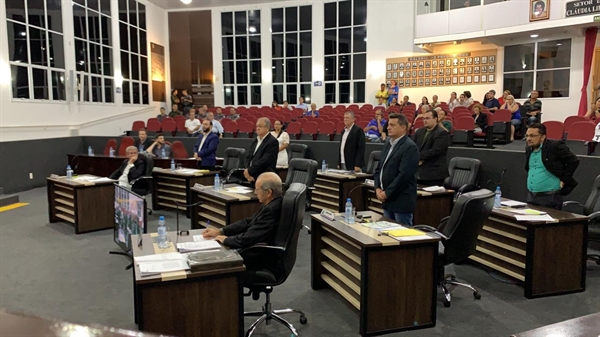 O projeto foi votado e rejeitado na sessão de ontem da Câmara Municipal de Votuporanga  (Foto: João Vitor Ferrarez)