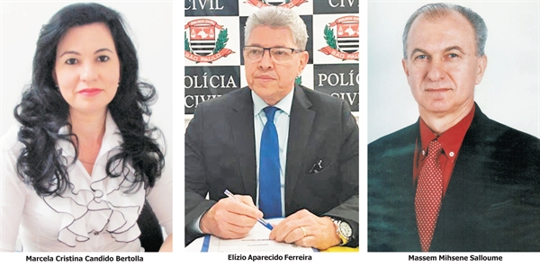 Marcela Cristina Candido Bertolla, Elízio Aparecido Ferreira e Massem Mihsene Salloume serão os homenageados (Foto: Reprodução)