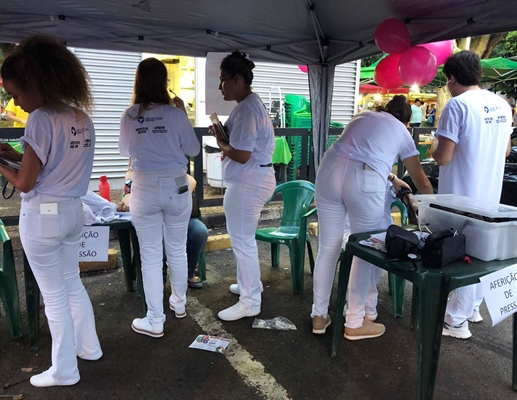 A iniciativa fez parte da 1ª Pedalada Saúde dos Rins para todos, promovida pelo hospital (Foto: Unifev)