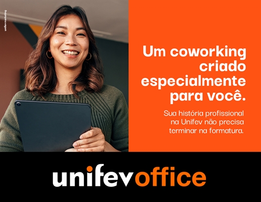 A Unifev reafirma seu compromisso com o sucesso profissional de seus ex-alunos por meio do Unifev Office, um programa de coworking gratuito (Foto: Unifev) 