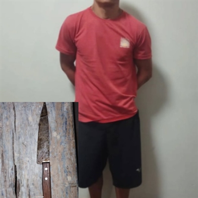 O autor do crime, recebeu voz de prisão e foi conduzido até a Central de Polícia Judiciária, permanecendo preso à disposição da Justiça (Foto: Divulgação)