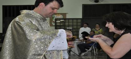 Comunidade Senhor Bom Jesus recebe Padre Márcio 