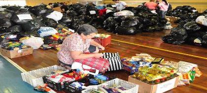 Arrastão da Solidariedade arrecada 35 toneladas