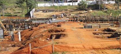 Empresa começa superestrutura para Centro Cultural