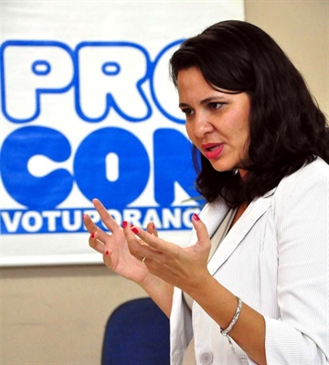 Andréia disse que o órgão orientou 10 consumidores (consultas)